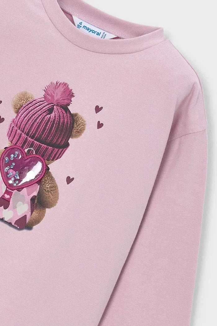 Mayoral long-sleeve cotton top for children
