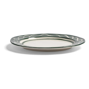 &Klevering - Festivo porcelain plates - 2-piece set | Green