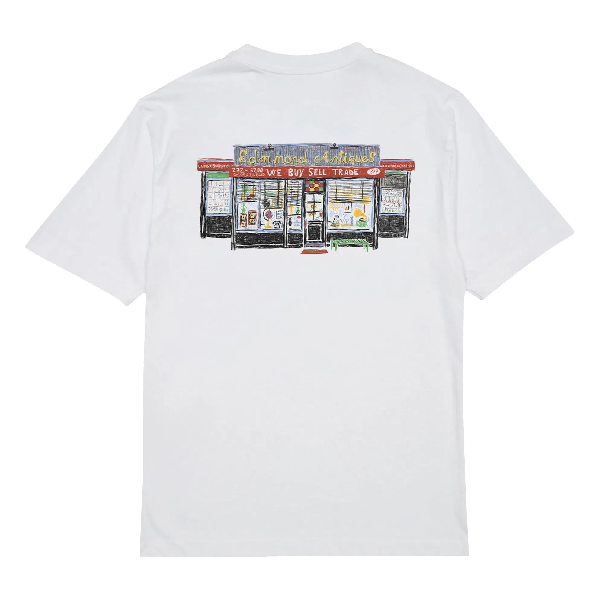 Edmmond Studios - Antique Cotton T-Shirt | White