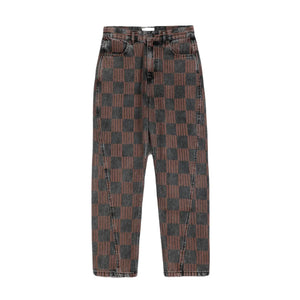 Bobo Choses - Mom Fit Organic Cotton Jeans | Dark grey denim