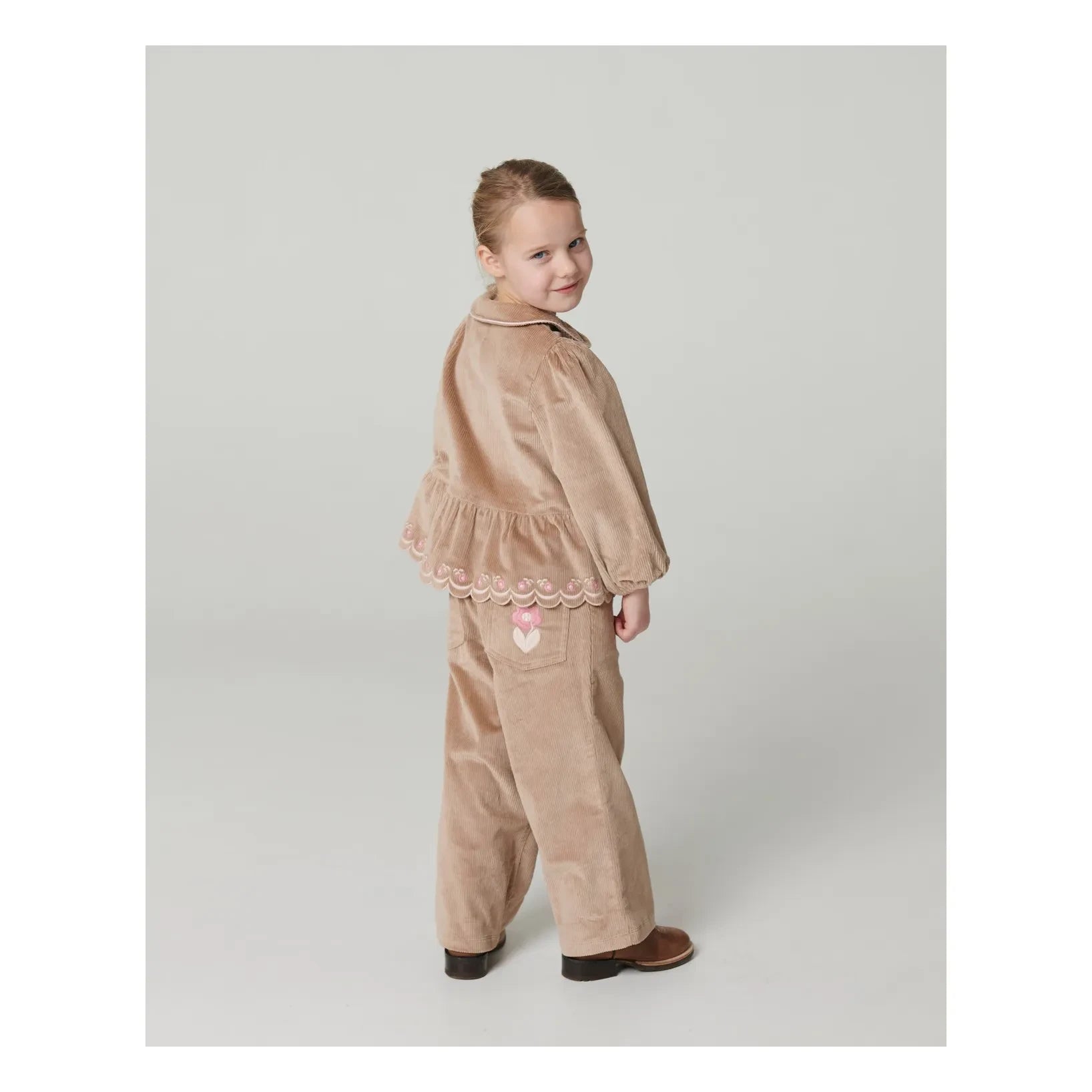 Copenhagen Colors - Organic Cotton Corduroy Coat | Beige