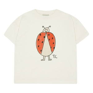 The Campamento - Coccinelle Oversized T-Shirt Organic Cotton | Off-white