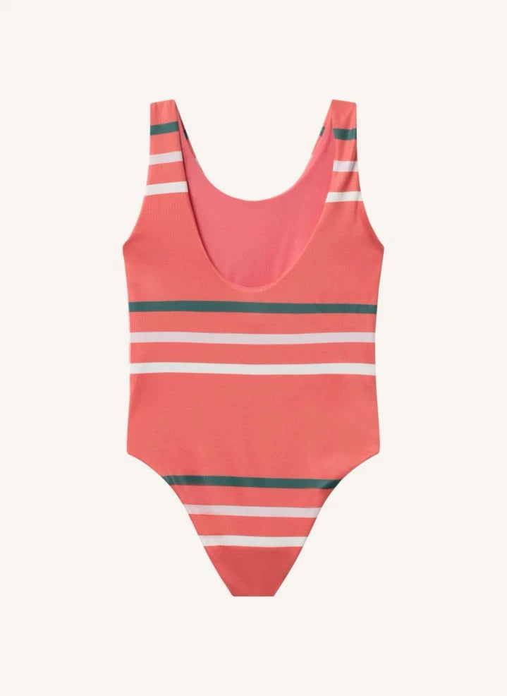 The Animals Observatory - Trout Recycled Polyester Swimsuit | Red