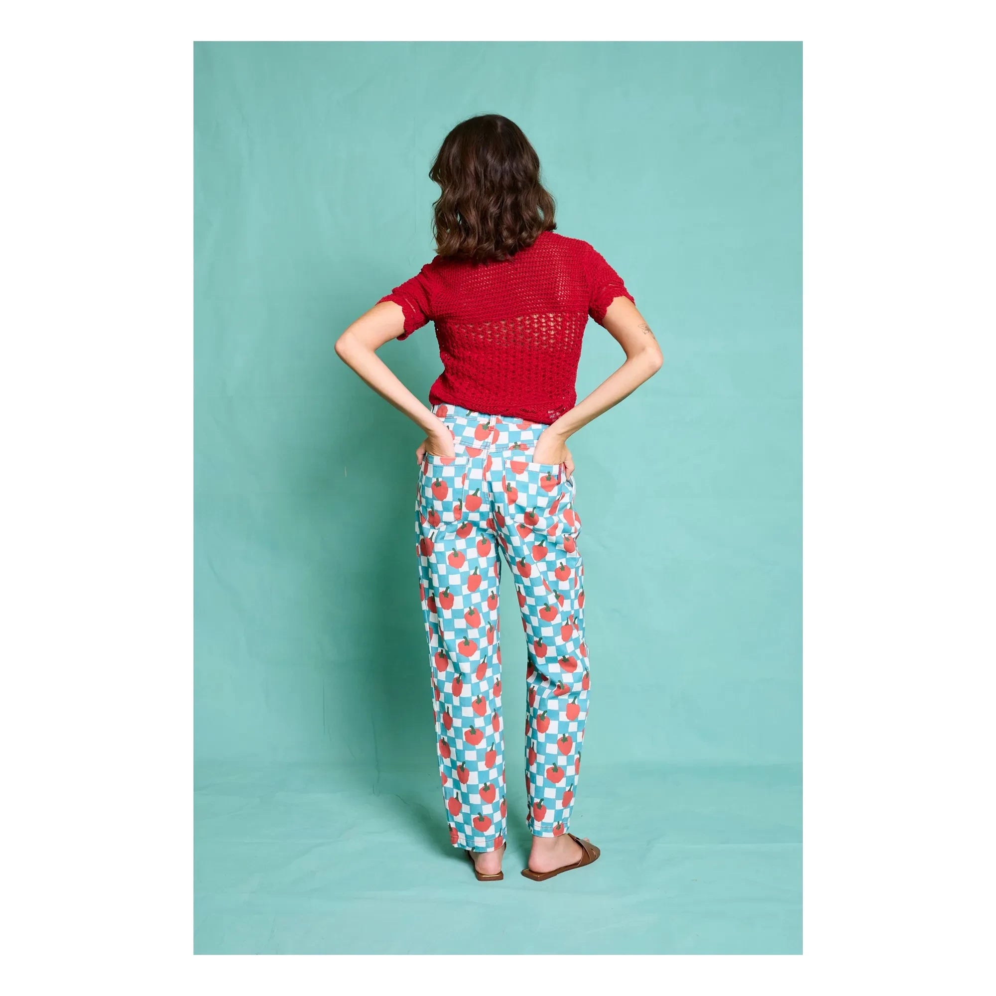Favorite People - La Cantina Tomato Pants - Women's collection | Turquoise