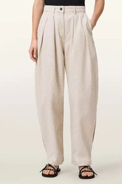 AllSaints pamuklu baggy kadın pantolonu BECCA