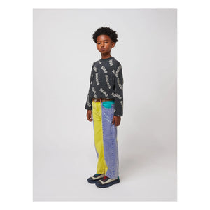 Bobo Choses - Color Block Organic Cotton Jeans | Yellow