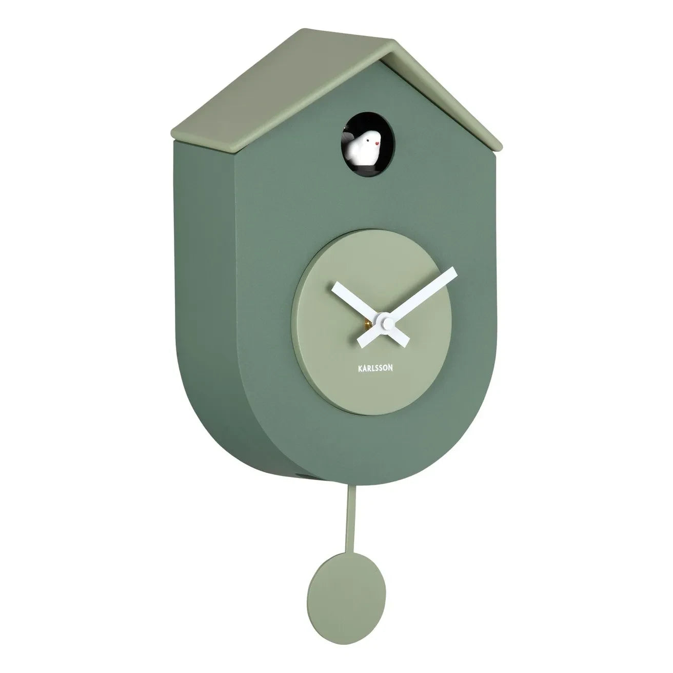 Present Time - Grato Cuckoo Wall Clock | Green