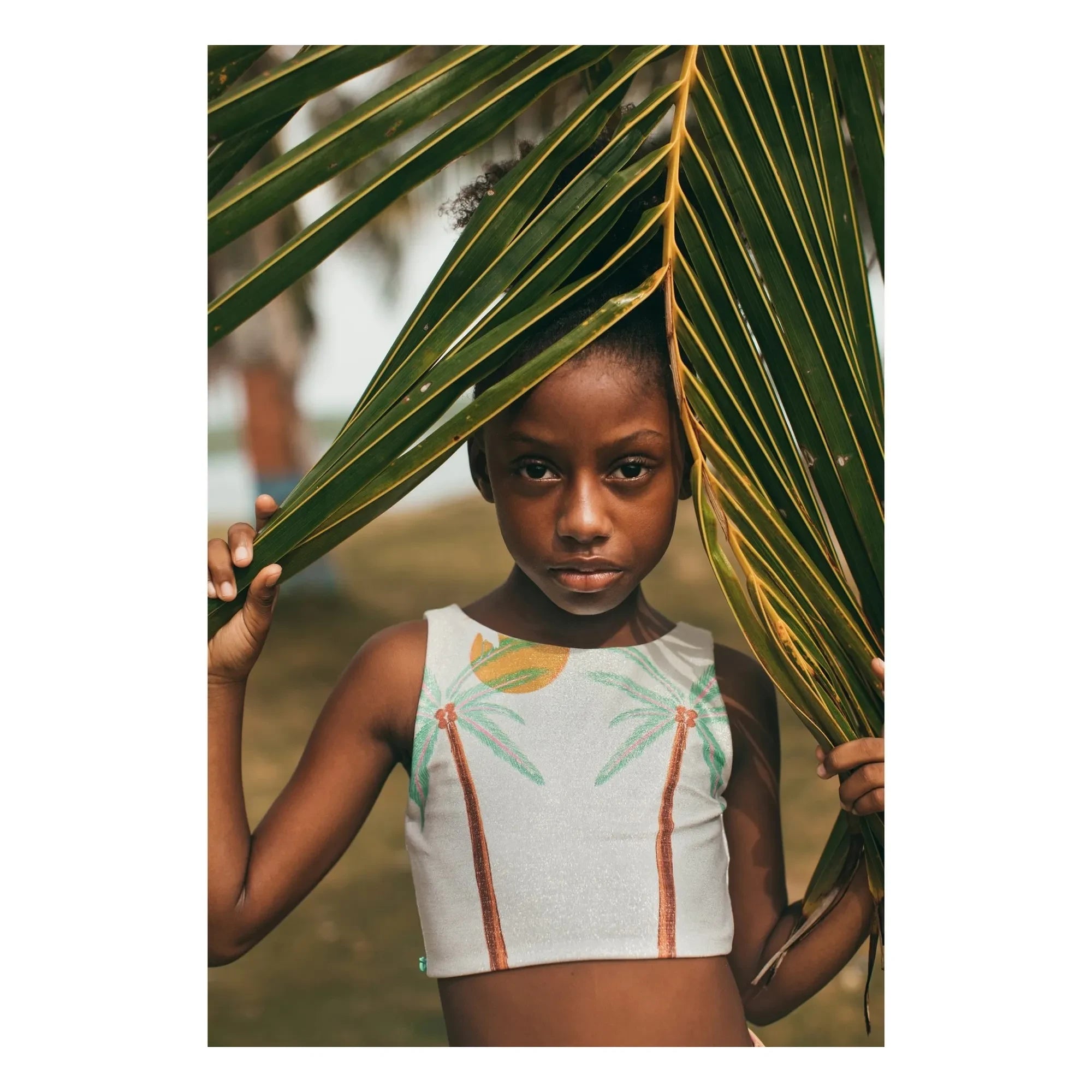 Pepita & Me - Palm Pool Swimsuit | Yellow