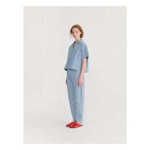 Bobo Choses - Organic Cotton Pear Trousers | Light Blue