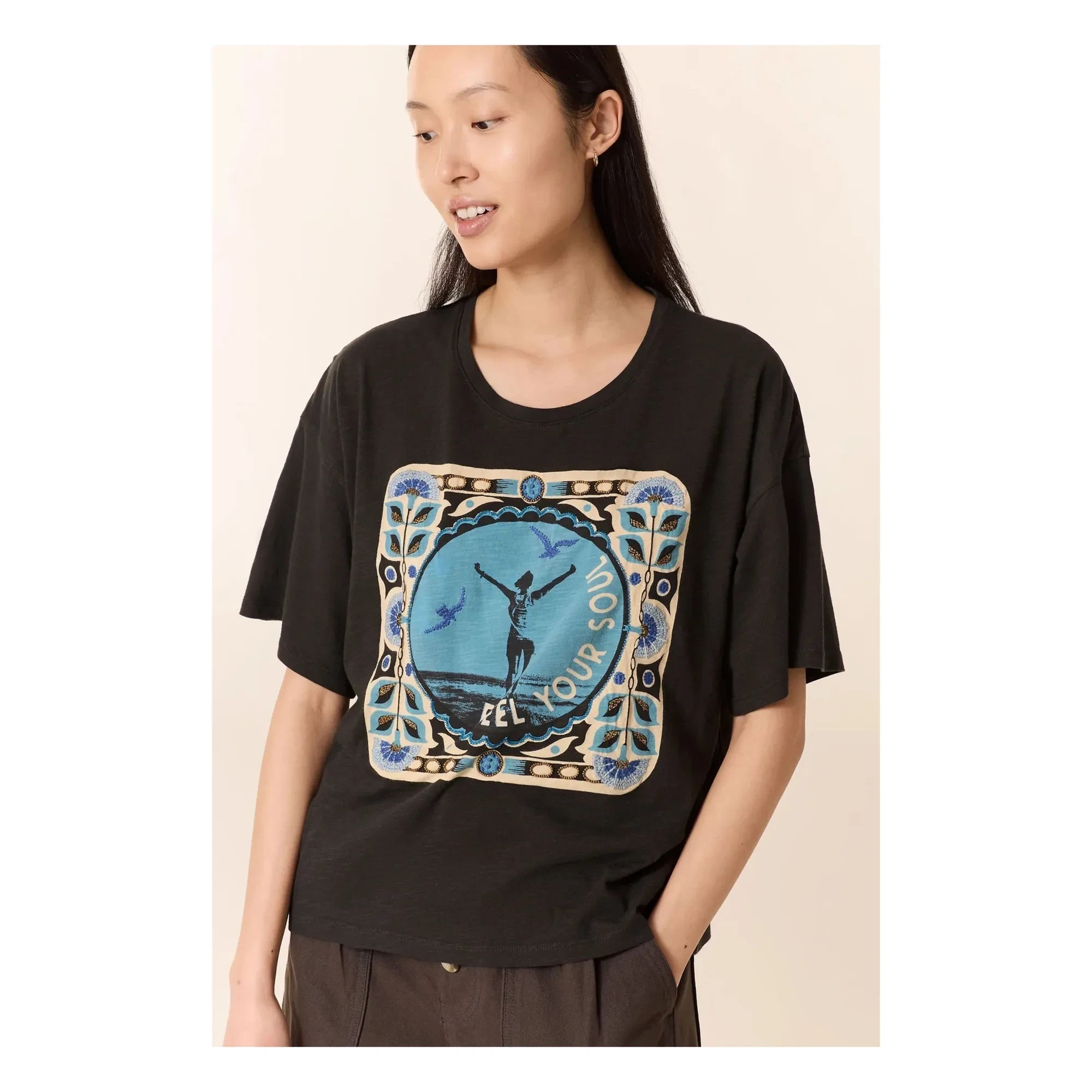 Leon & Harper - Soul T-Shirt Organic Cotton | Black