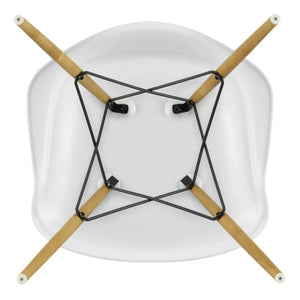 Vitra - DAW Chair - Beechwood Base - Charles & Ray Eames | White