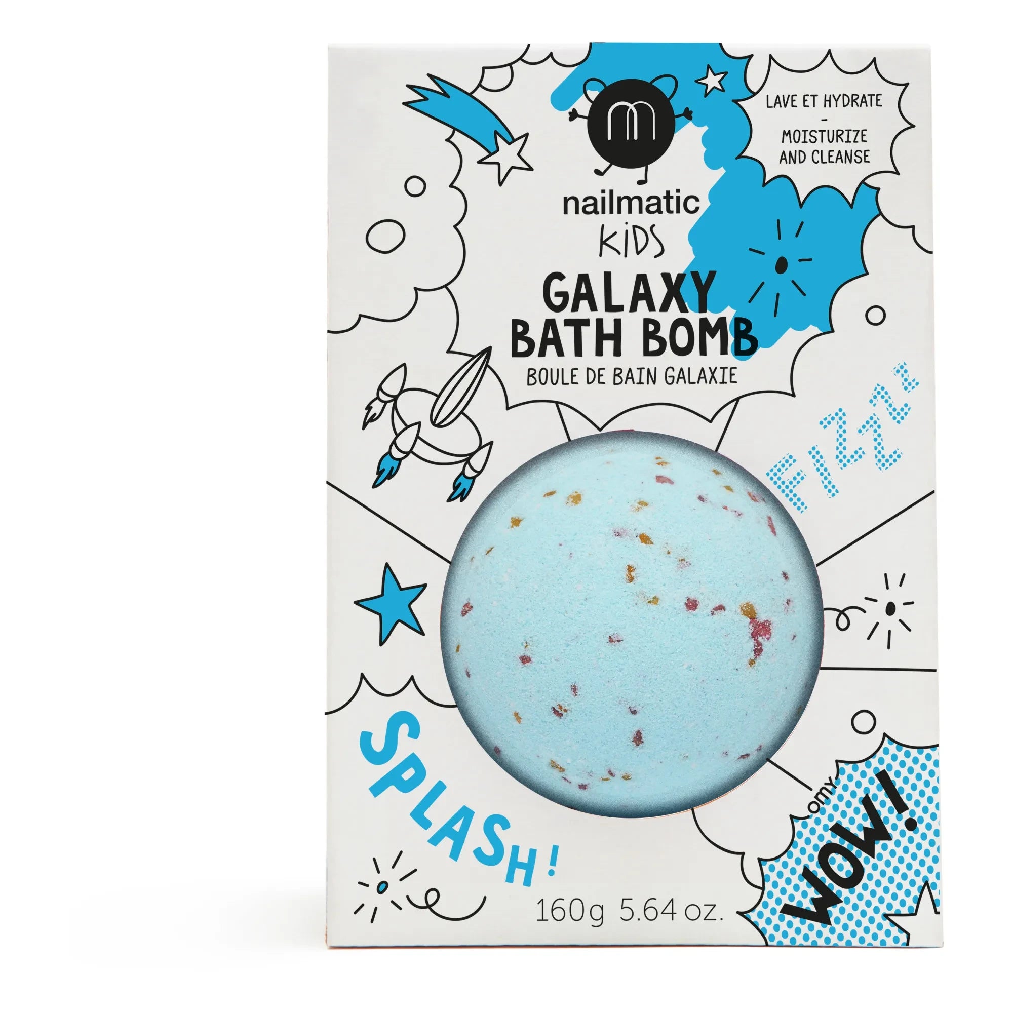 Nailmatic Kids - Comet Banyo Bombası - 160 g | Mavi