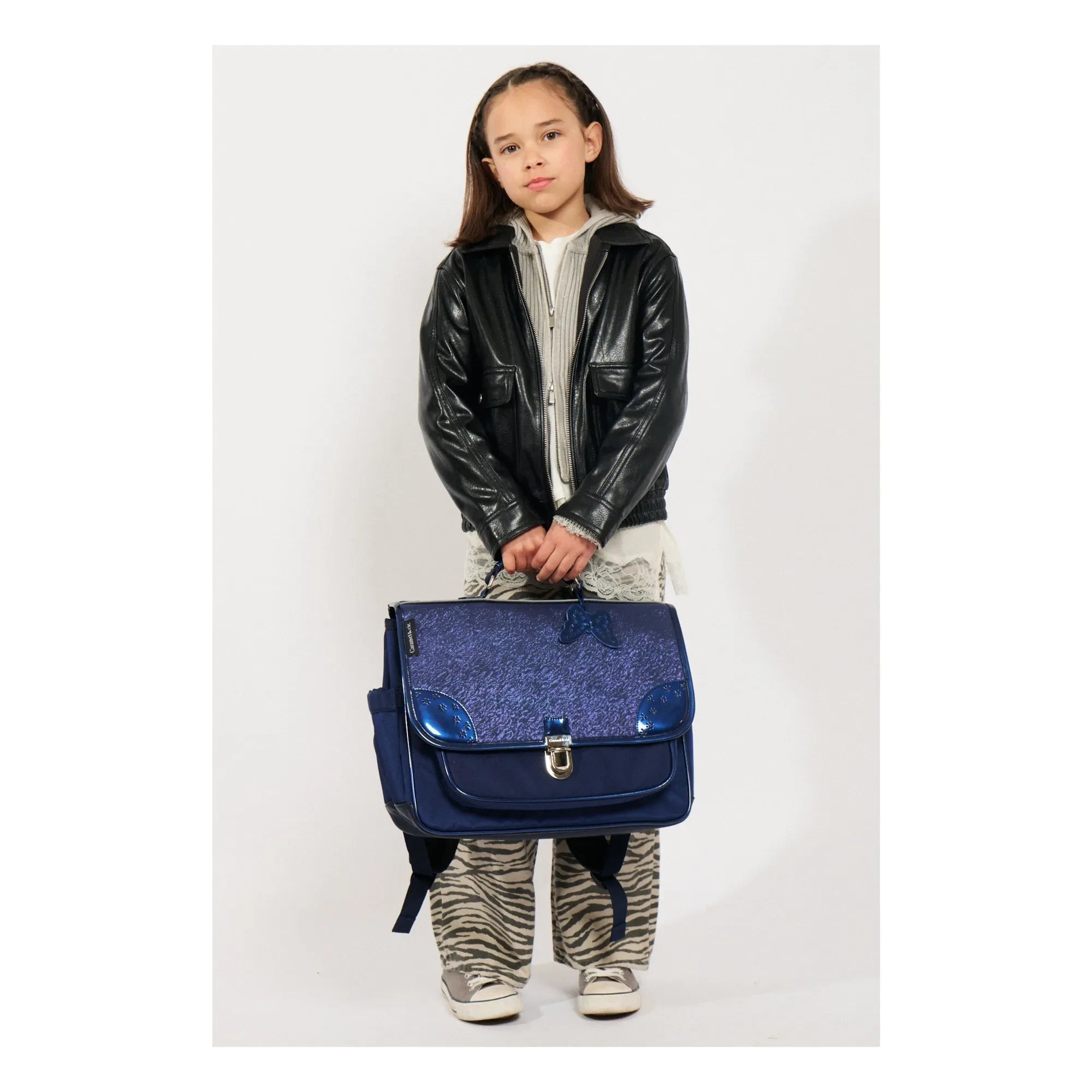 Caramel & Cie - Oxford briefcase | Blue
