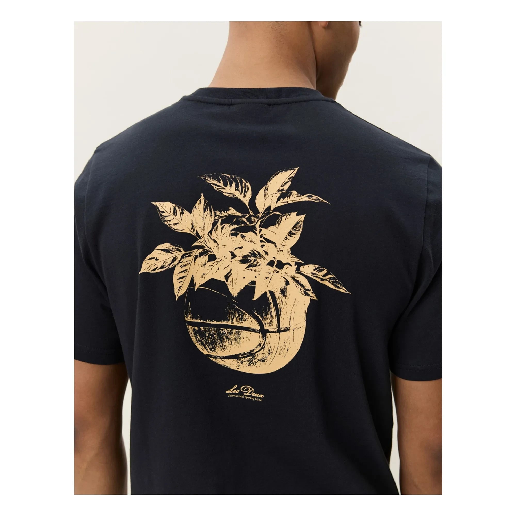 Les Deux - Plant T-shirt | Blue black