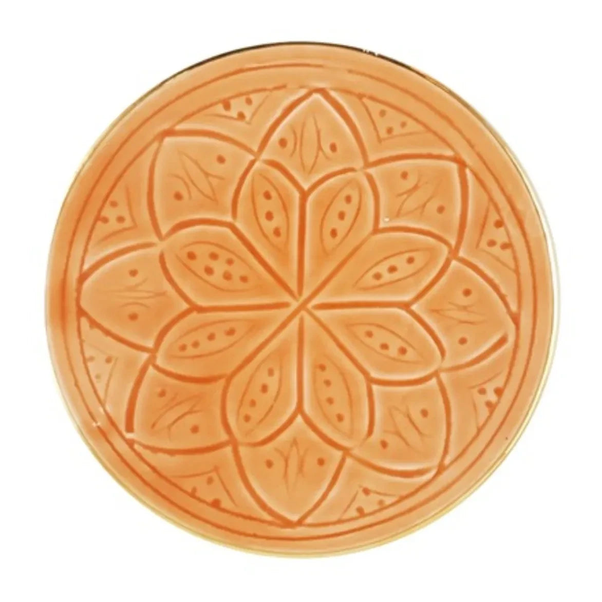 Chabi Chic - Baskılı Tabak | Terracotta