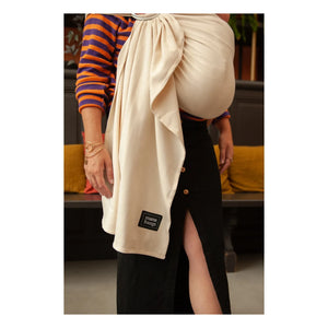 Mama Hangs - Organic Cotton Baby Kangaroo | Ecru