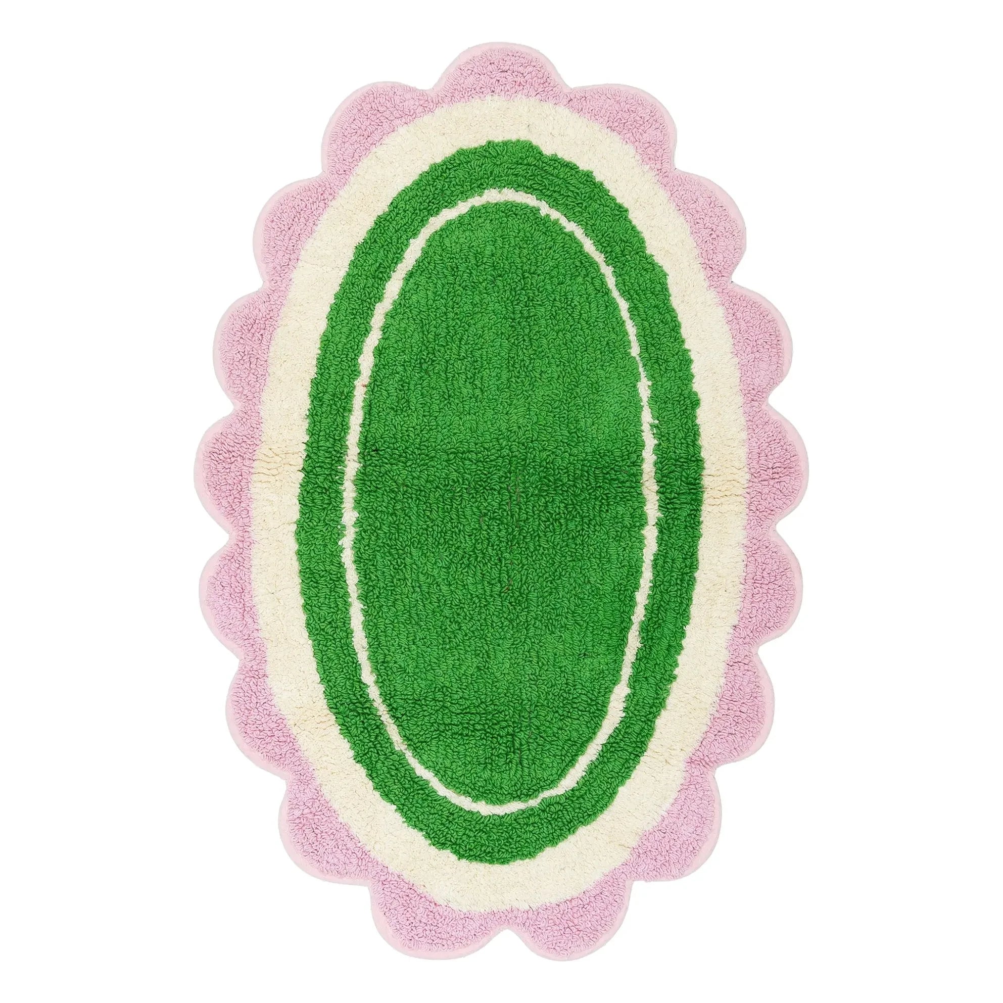 Tarta Gelatina - Carmen Bath Mat | Green