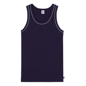 Petit Bateau - Ribbed Tank Top | Navy