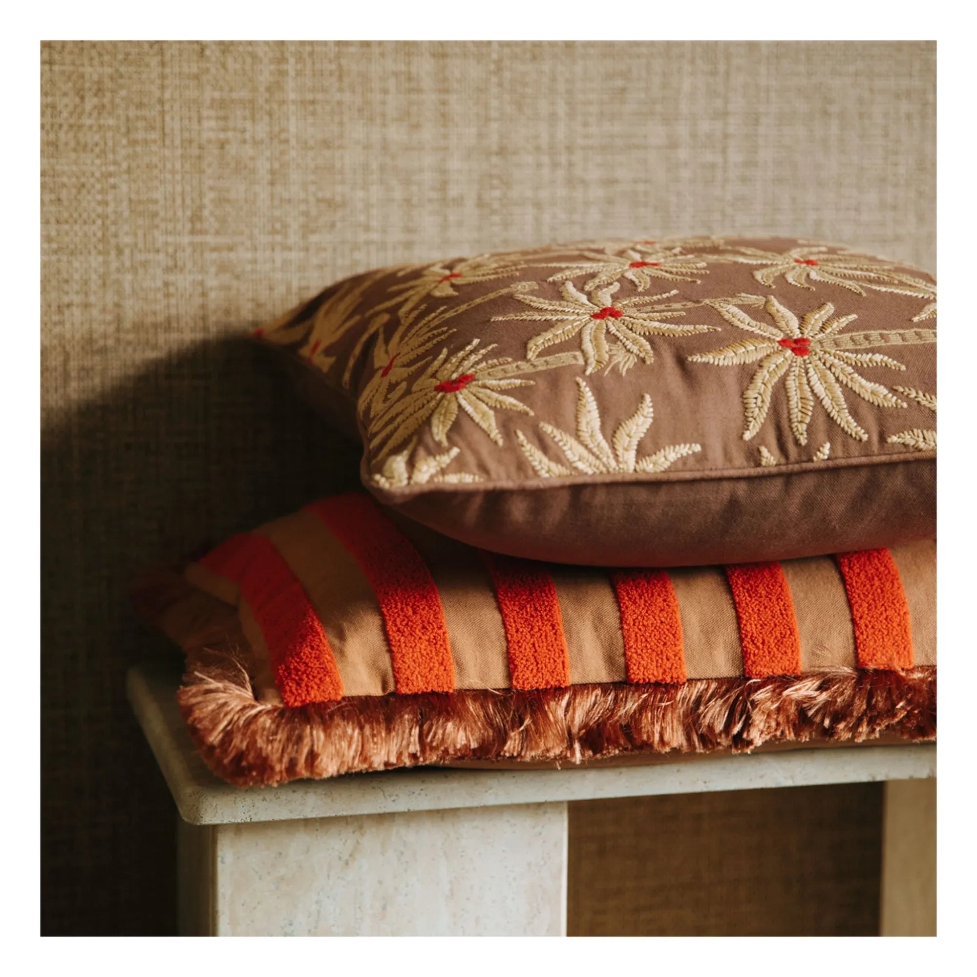Palais - Jackie Pillowcase | Coral