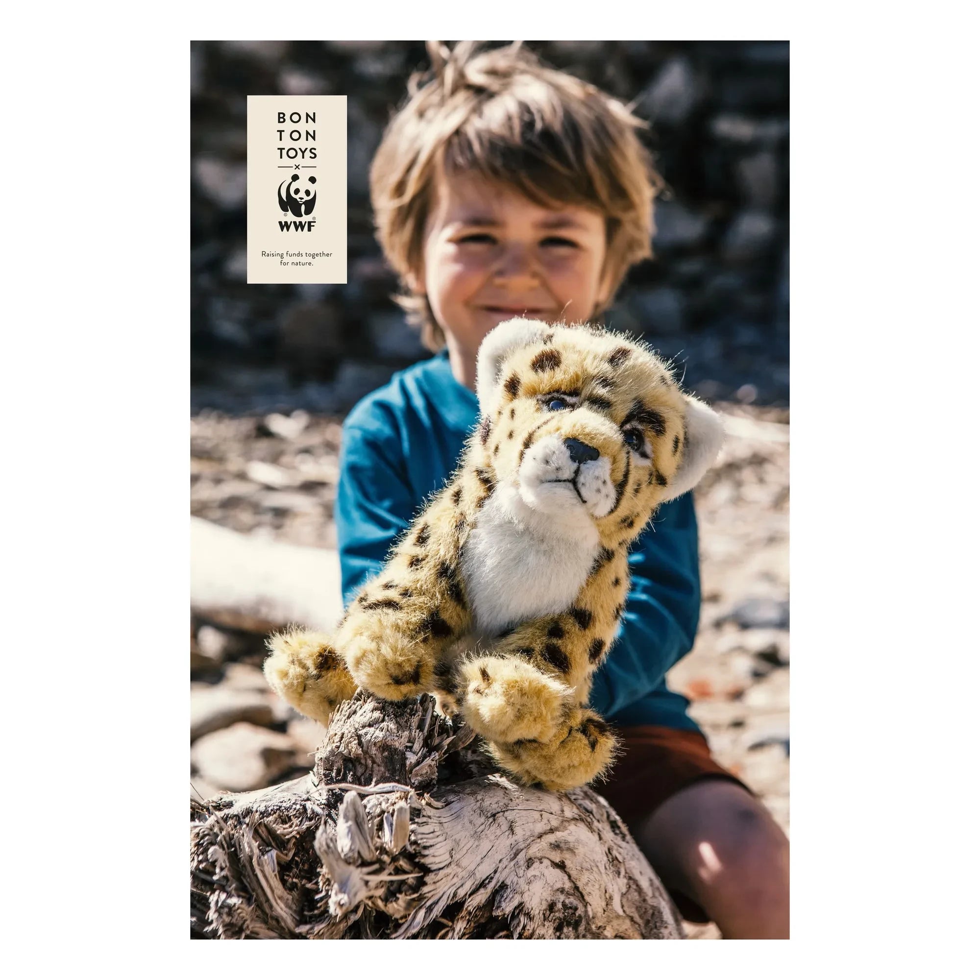 Bon Ton Toys - WWF - Jaguar Plush | Light Brown