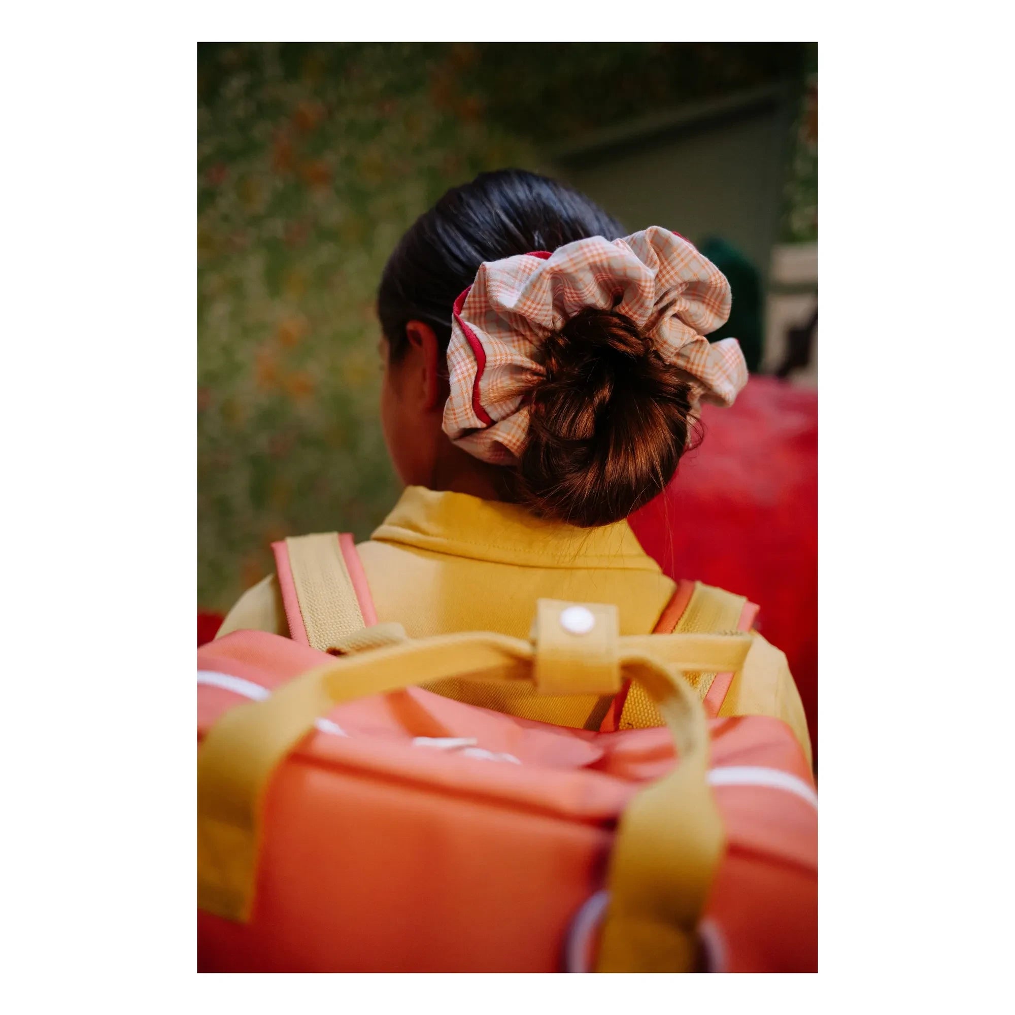 Sticky Lemon - Hair Tie Checkered | Burgundy