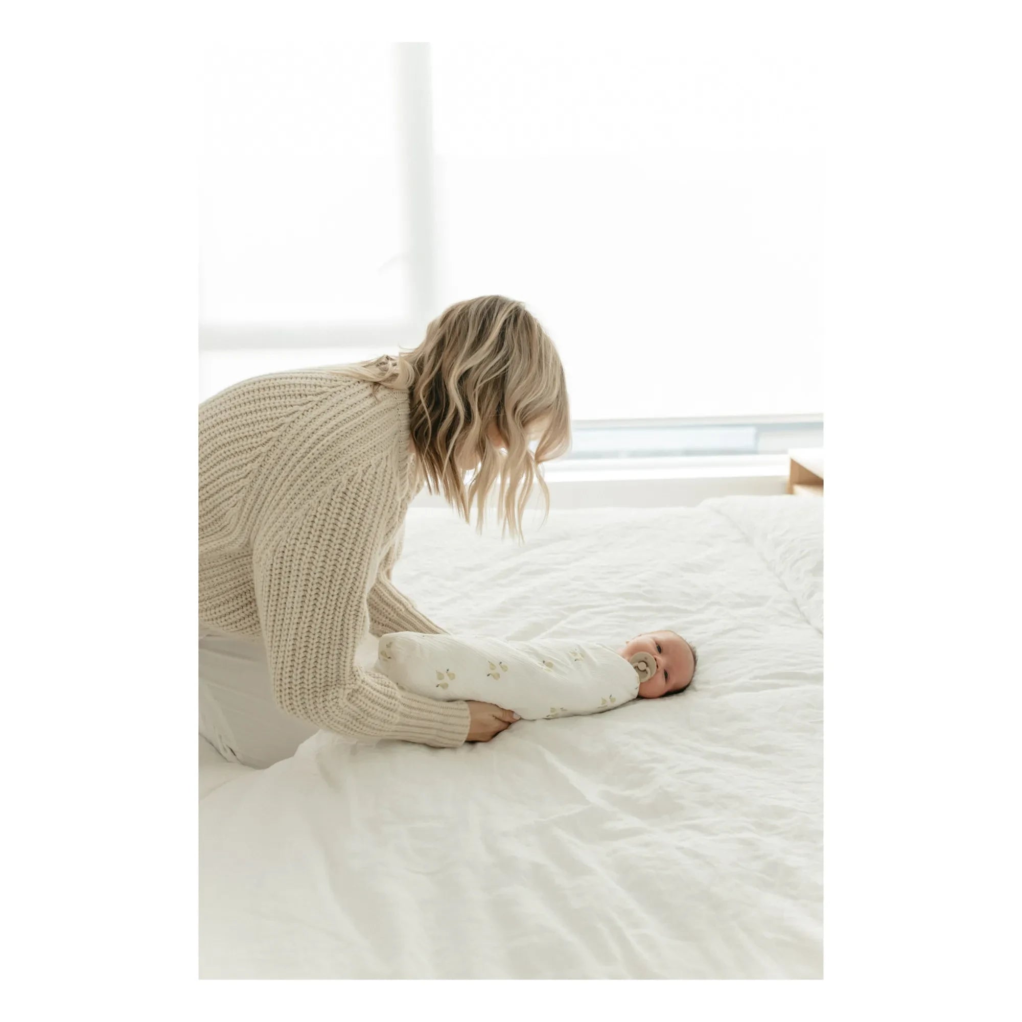 Soft Spot - Organic Cotton Pear Swaddle | Pear