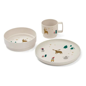 Liewood - Archi Dinner Set | Holiday/Sandy Mix
