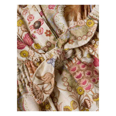 Zimmermann - Daytime Jumpsuit Shorts with Floral Pattern | Cream