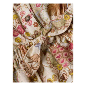 Zimmermann - Daytime Jumpsuit Shorts with Floral Pattern | Cream