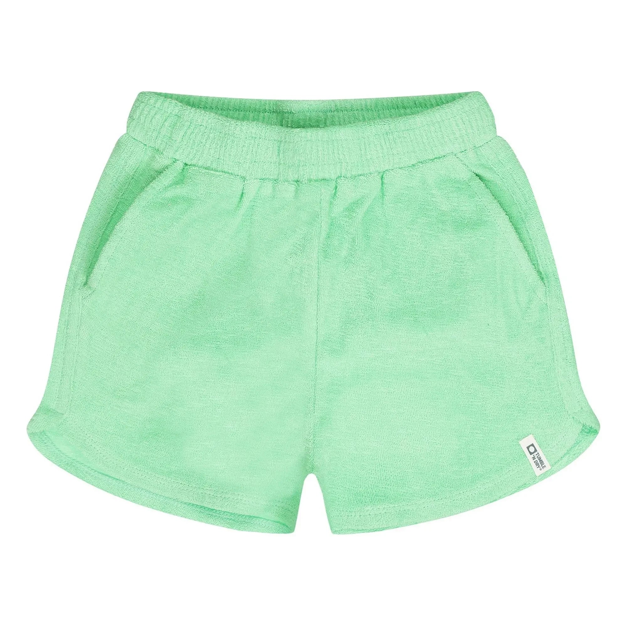 Tumble N'Dry - Paraiba Organic Cotton Towel Shorts | Green