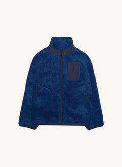 Finger in the nose - Paulo Çift Malzemeli Sherpa Ceket | Royal blue