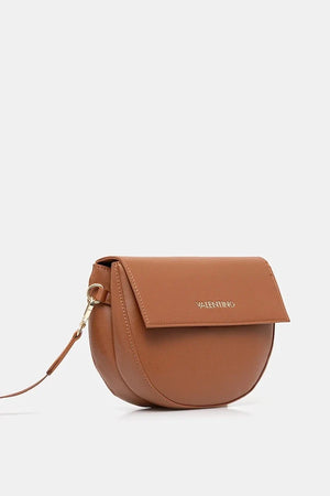 Valentino Bags kadın imitasyon deri kruvasan çanta