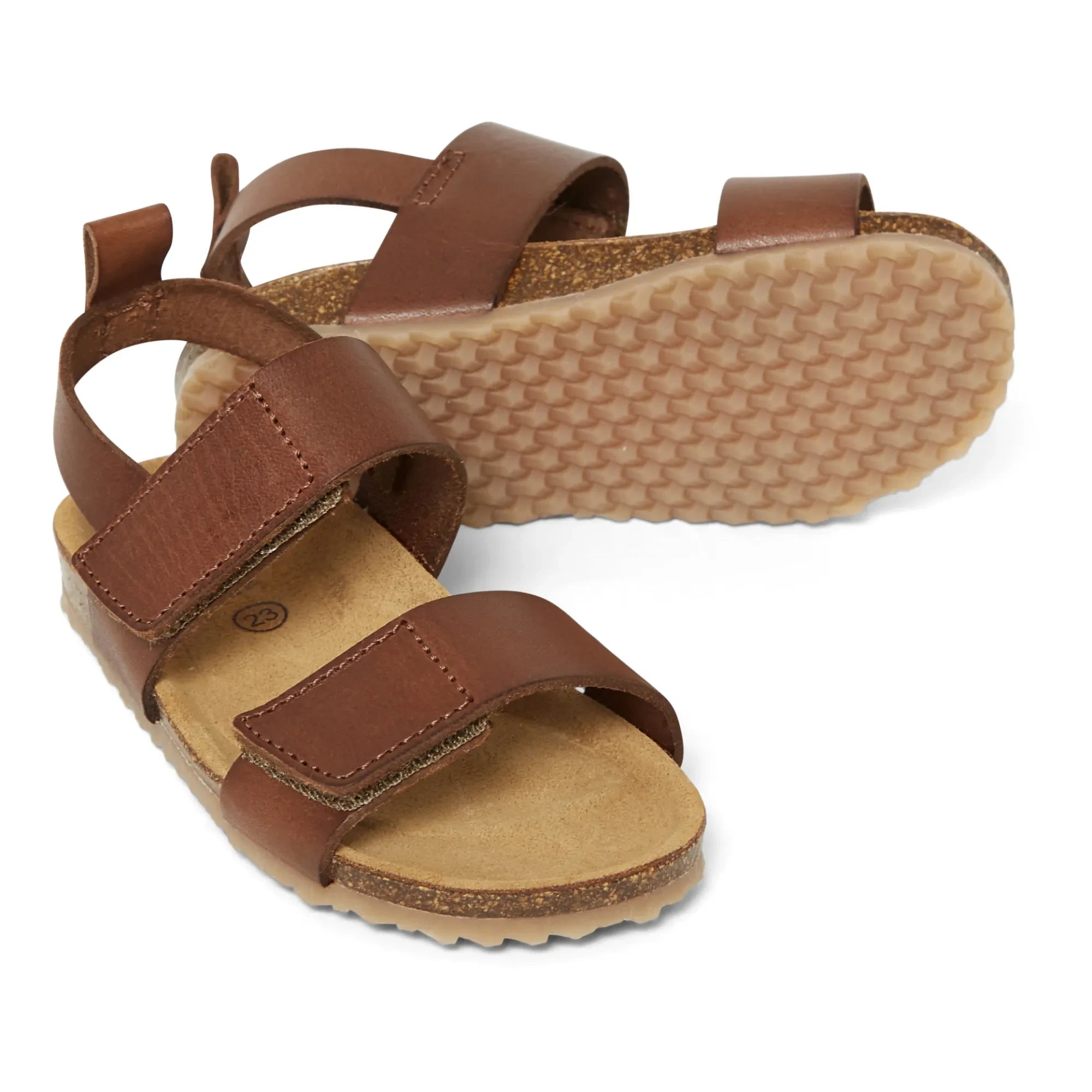 Pèpè - Two Con Me - Double Buckle Sandals | Caramel