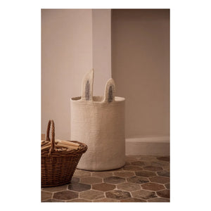 Muskhane - Rabbit Felt Storage Basket | Ivory