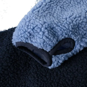 Liewood - Nolan Color-Blocked Sherpa-Style Jacket Made from Recycled Fibers | Blue