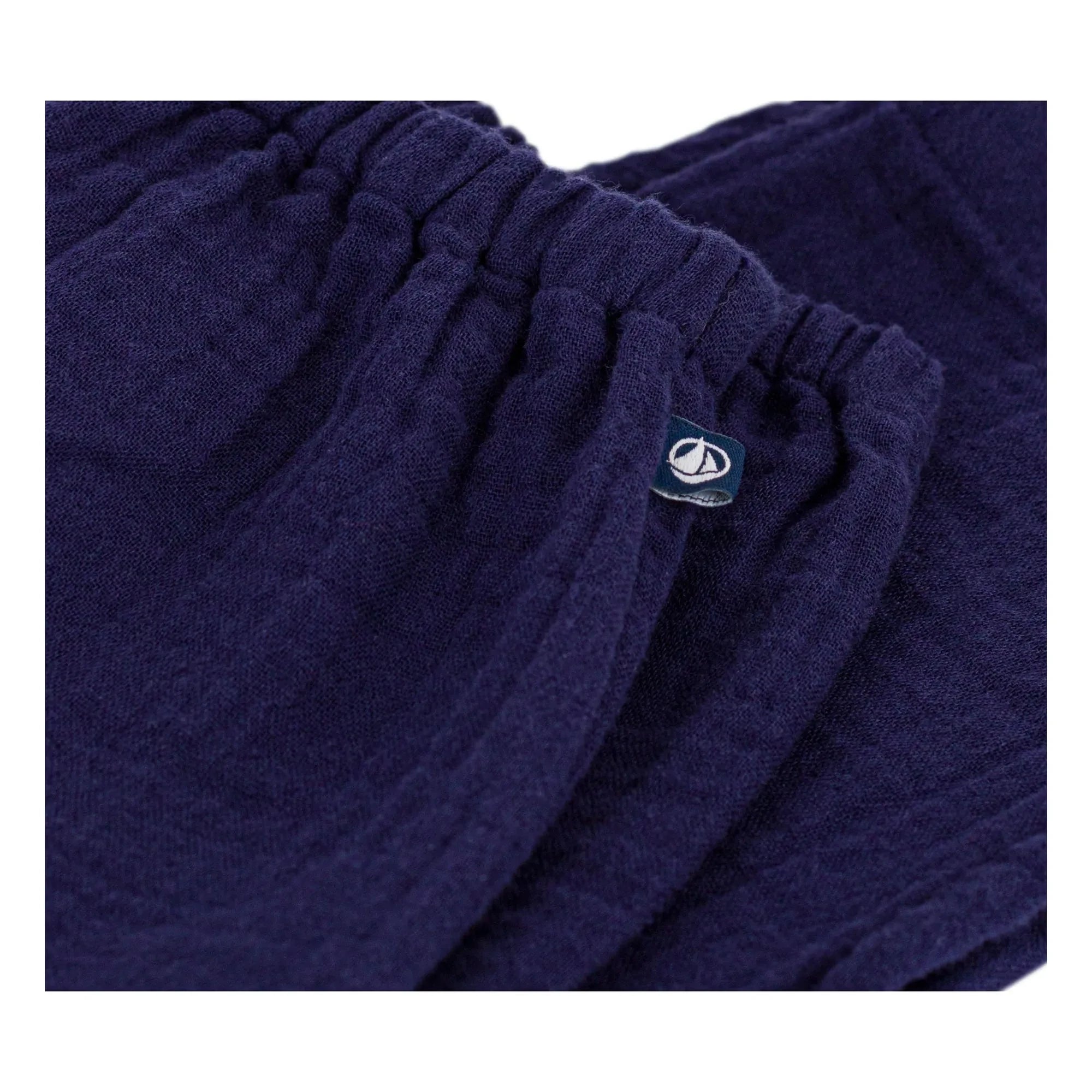 Petit Bateau - Organic Cotton Gauze Pants | Midnight blue