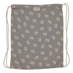 Poudre Organic - Pink Floral Backpack | Gray