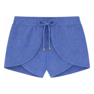Lison Paris - Bahamas Metallic Swimsuit Shorts | Cobalt