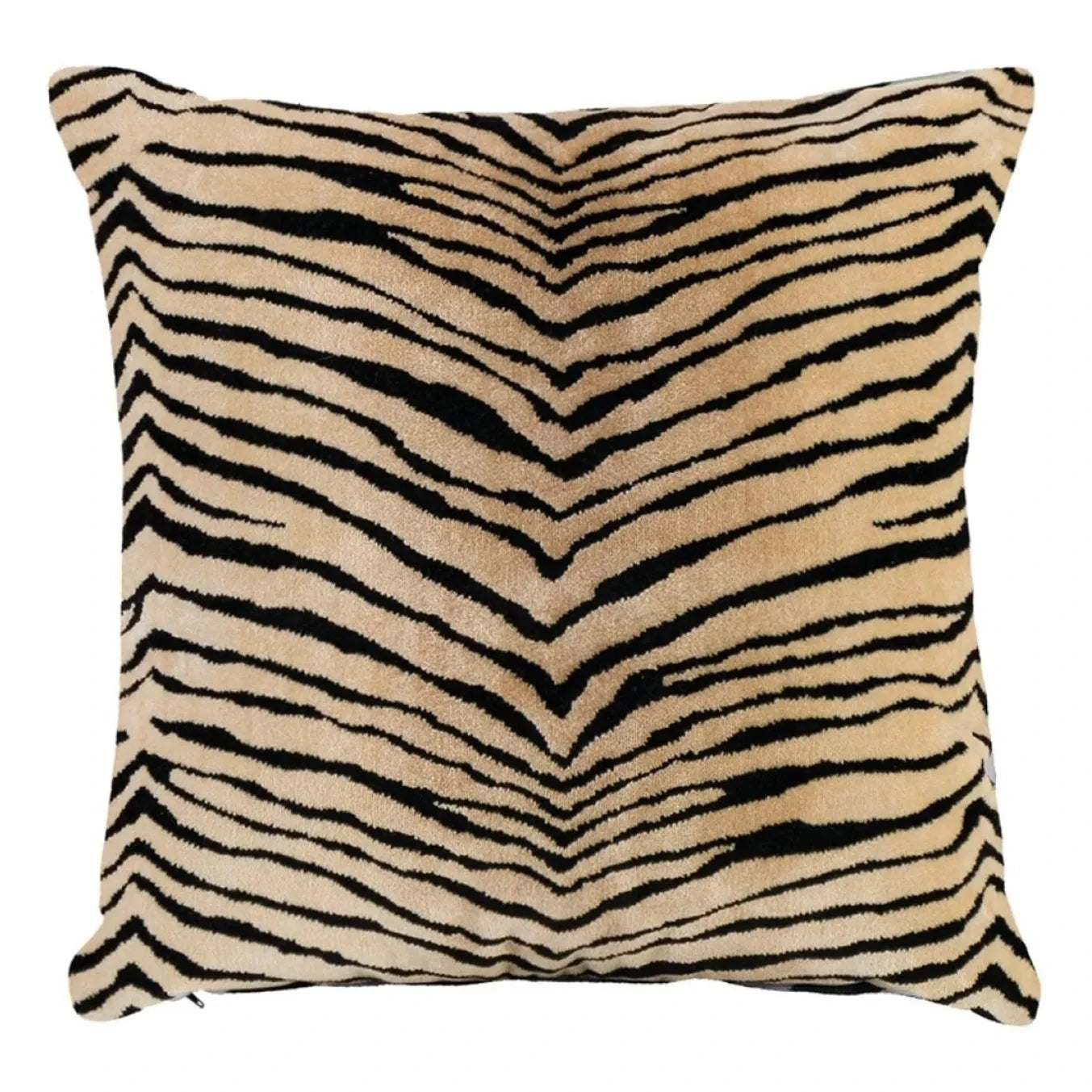 The Socialite Family - Carino Square Velvet Cushion | Tiger