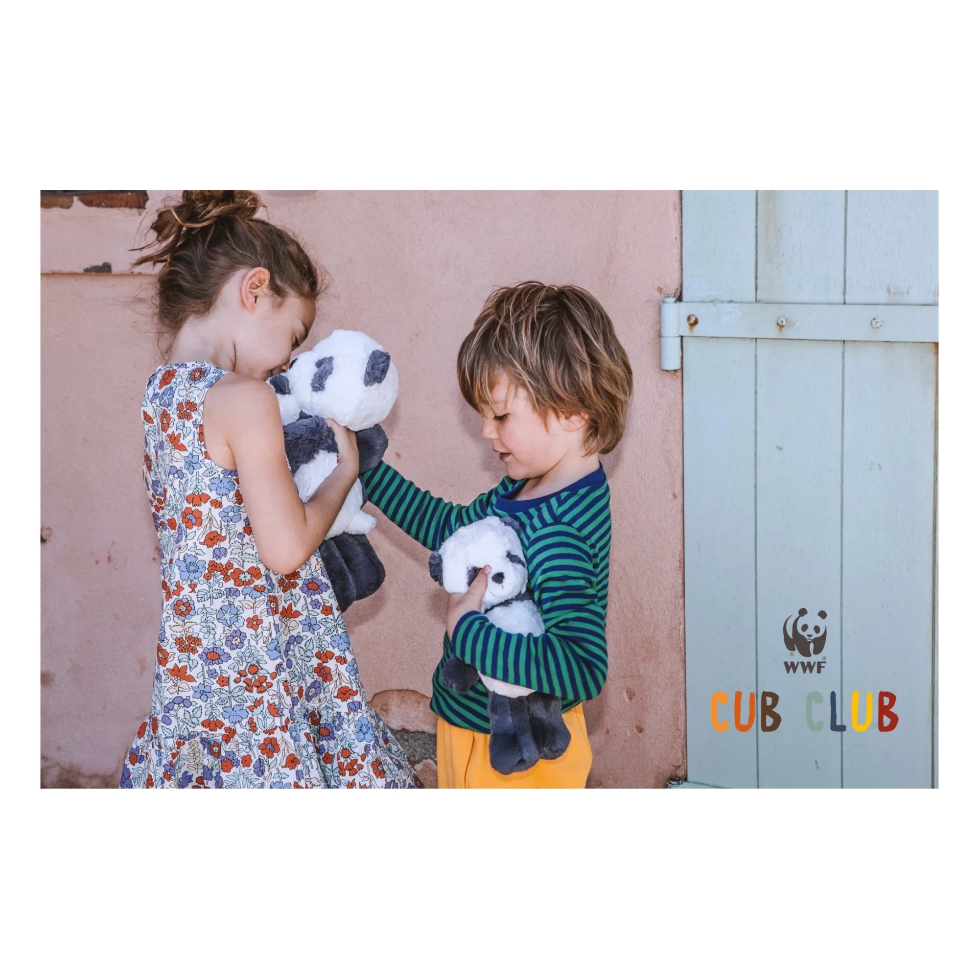 Bon Ton Toys - Panu the Panda Plush | Black/White