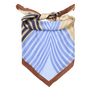 Becksöndergaard - Graphilia Silk Scarf | Blue