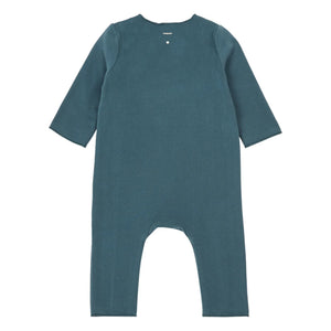 Gray Label - Uzun kollu organik pamuklu pijama | Peacock blue