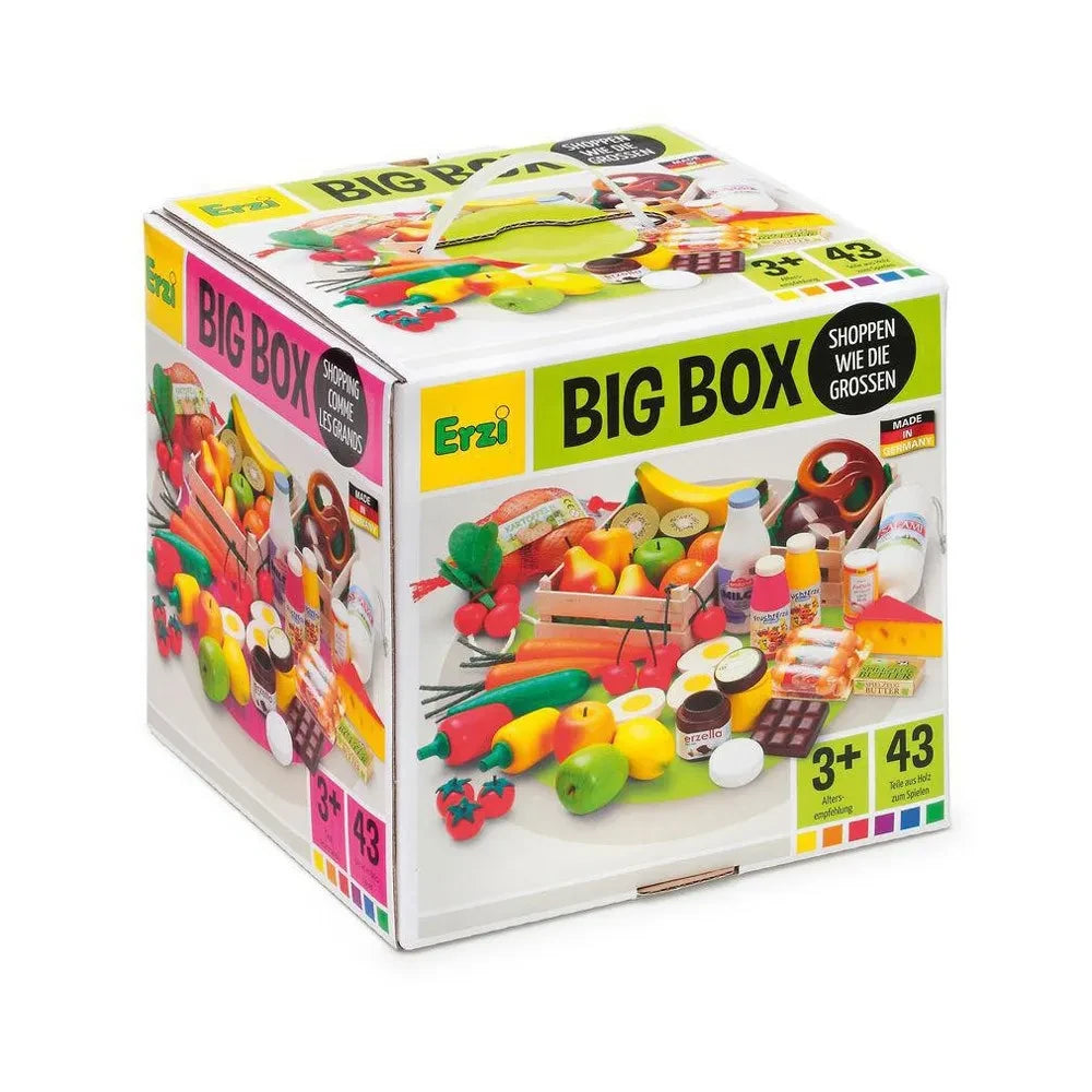 Erzi - Wooden Market Set - 43 Pieces