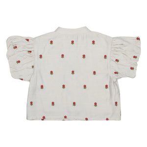 Donsje - Eliora Floral Tencel Blouse | Off-White