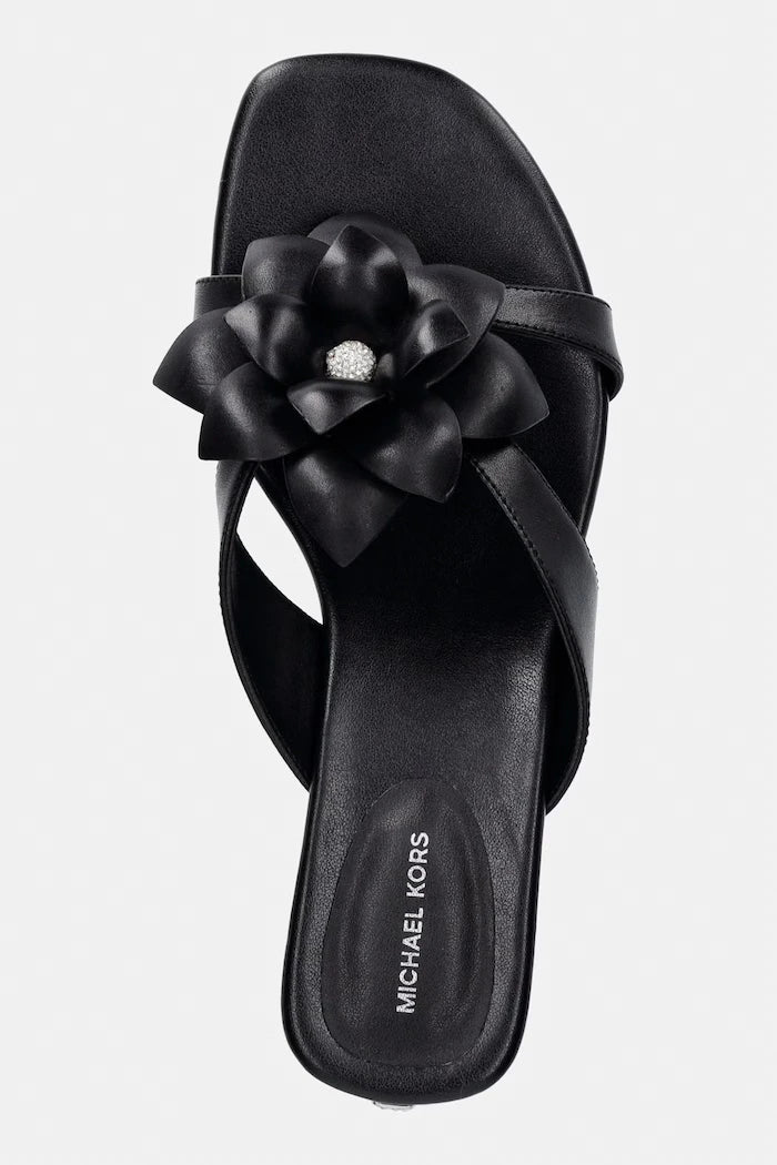 MICHAEL Michael Kors Kadın Deri Terlik Jacie Kitten Sandal