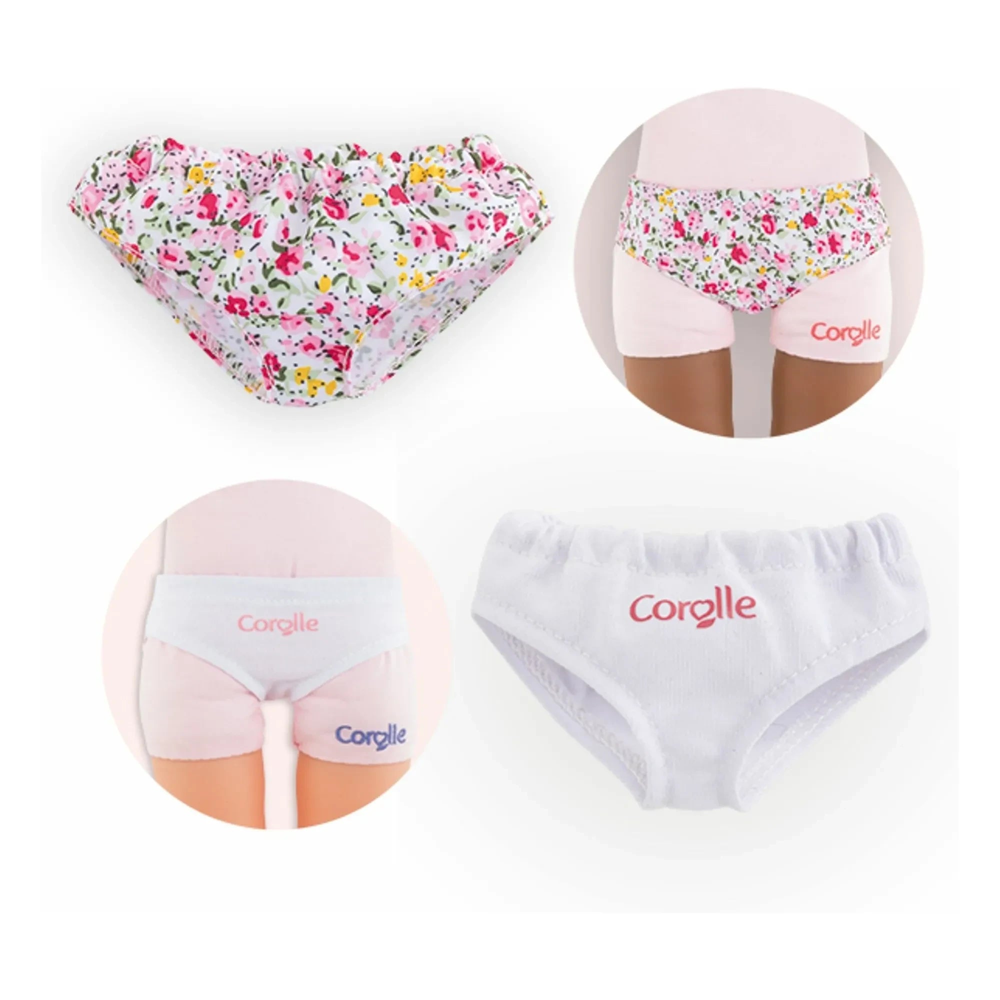 Corolle - 36 cm Baby Panties - 2-Pack | White