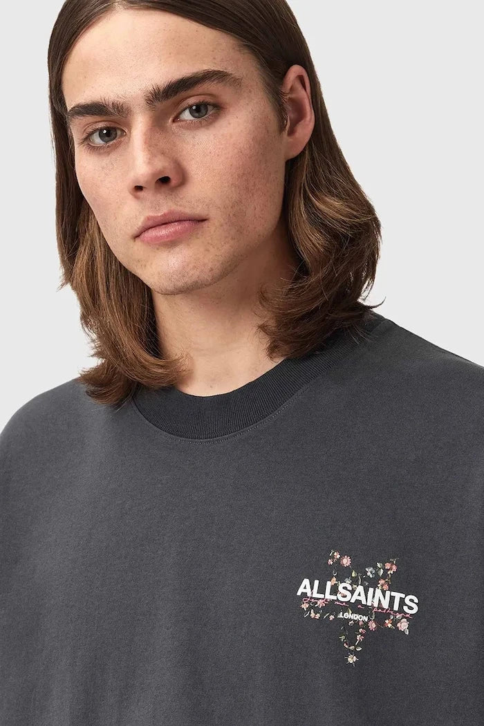 AllSaints erkek pamuklu PENTACLE tişört