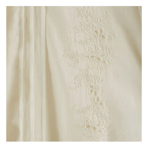 Emile et Ida - Charline Embroidered Blouse | Cream