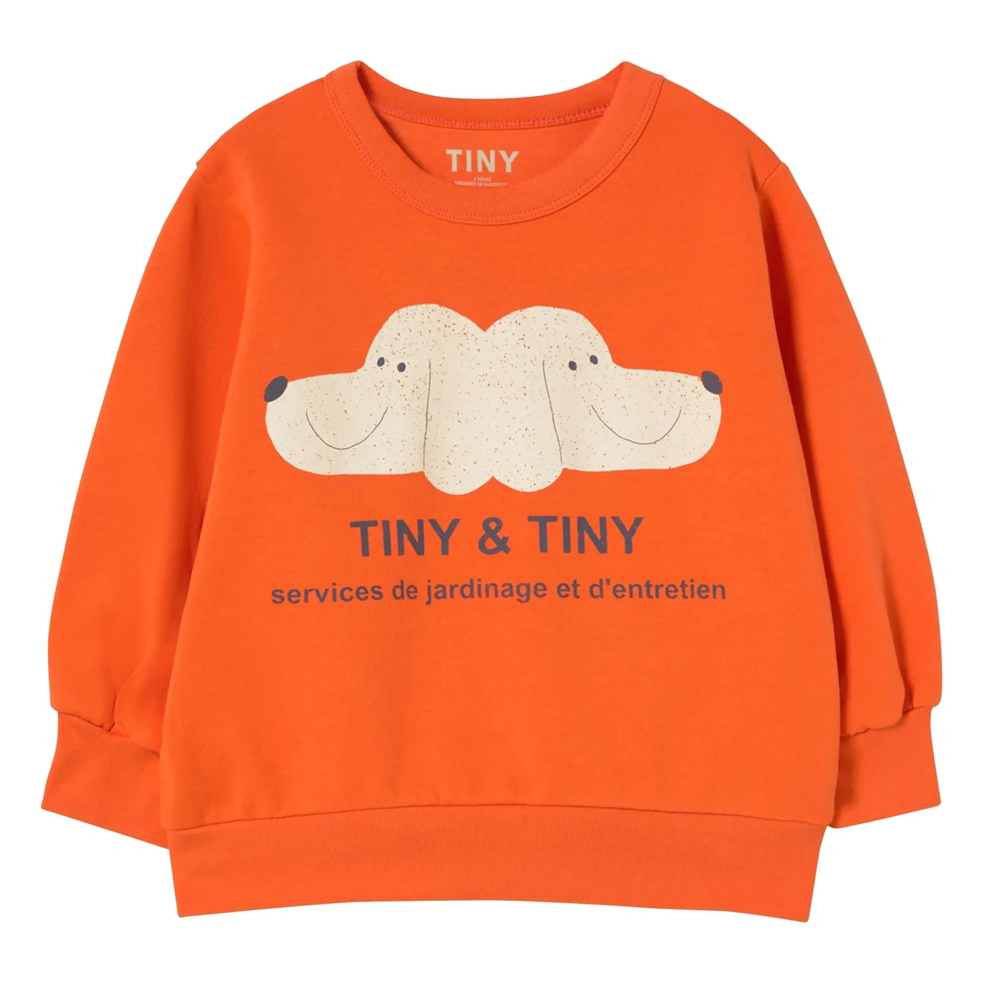 Tinycottons - Sweat Dogs Tiny & Tiny Organic Cotton | Orange