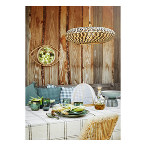 Madam Stoltz - Stone Ceramic Plate | Dark Green